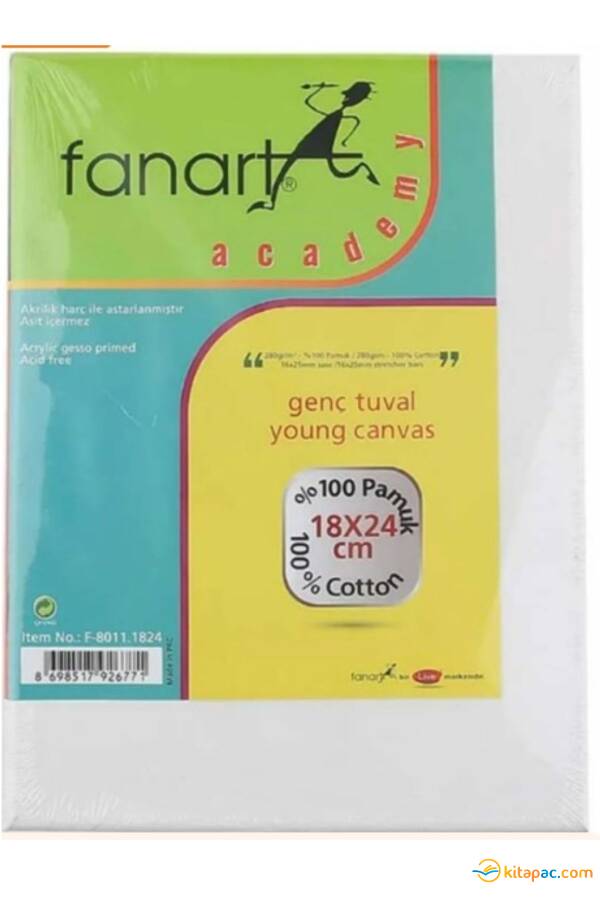 FANART ACADEMY 18x24 TUVAL 280 GR %100 PAMUK - 1