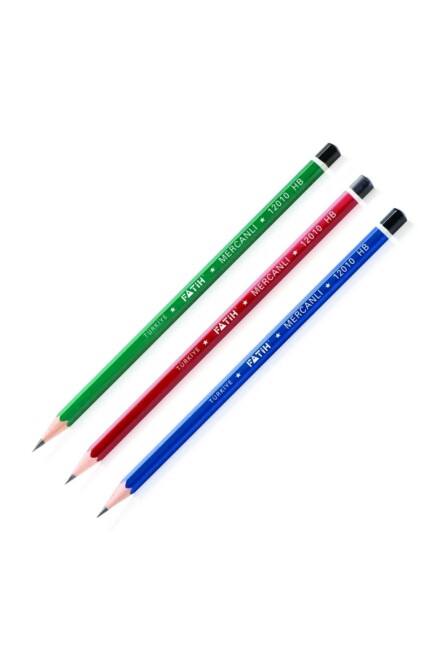 FATİH MERCANLI KURŞUN KALEM 12 ADET - FATİH