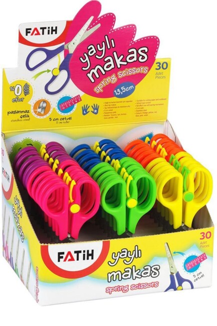 FATİH YAYLI MAKAS 13 CM KUT UÇLU - 3A