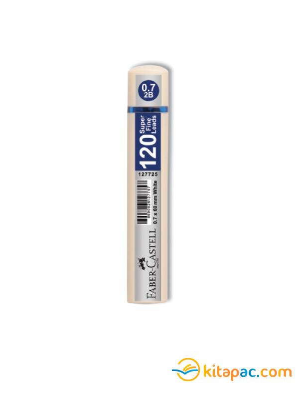 F.CASTELL GRİP 0,7MM 120Lİi 2B MİN UÇ 60MM - BEYAZ TÜP - 1