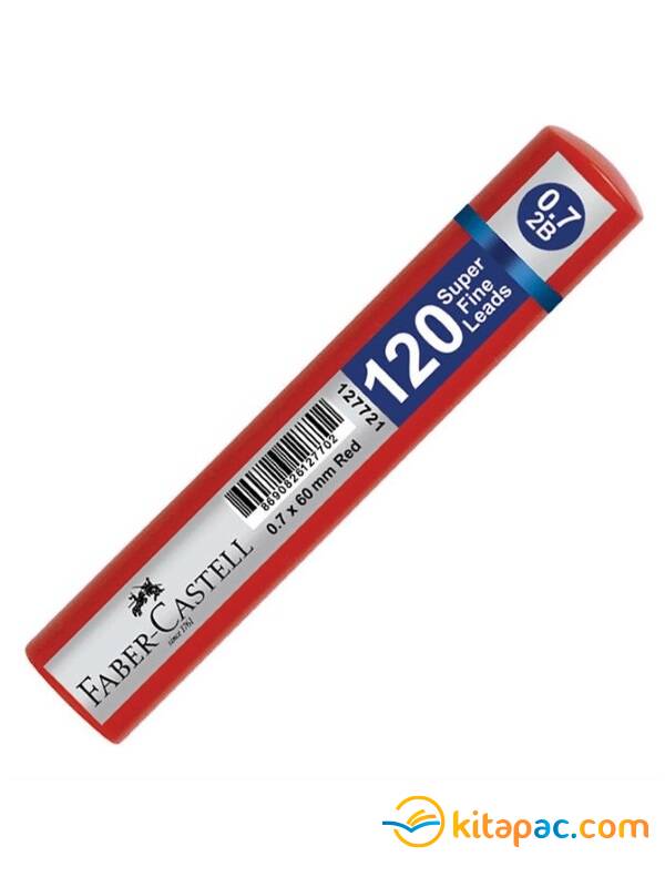 F.CASTELL GRİP 0,7MM 120Lİi 2B MİN UÇ 60MM - KIRMIZI TÜP - 1