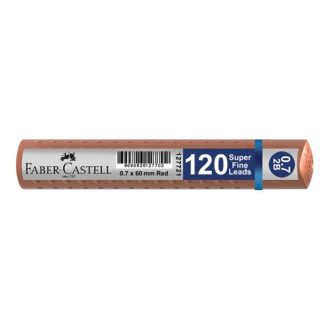F.CASTELL GRİP 0,7MM 120Lİi 2B MİN UÇ 60MM - ROSE TÜP - FABER-CASTELL