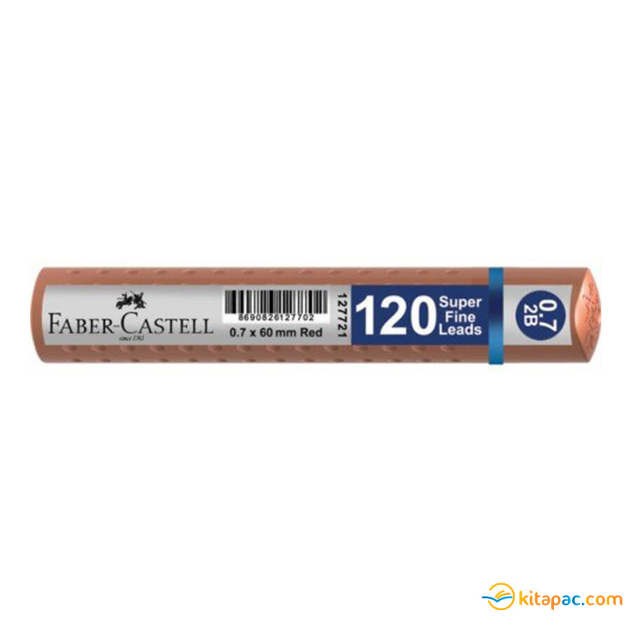 F.CASTELL GRİP 0,7MM 120Lİi 2B MİN UÇ 60MM - ROSE TÜP - 1