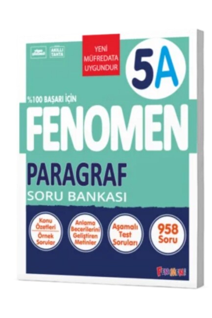 FENOMEN 5.Sınıf PARAGRAF - A Soru Bankası - FENOMEN