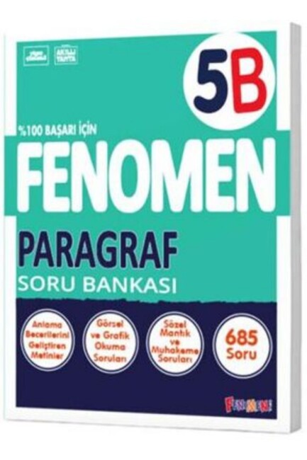 FENOMEN 5.Sınıf PARAGRAF - B Soru Bankası - FENOMEN
