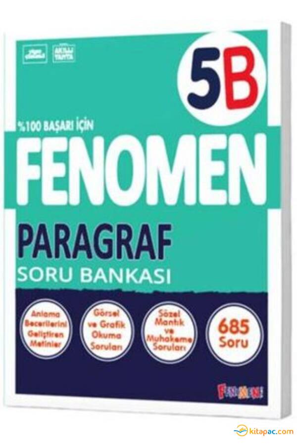 FENOMEN 5.Sınıf PARAGRAF - B Soru Bankası - 1