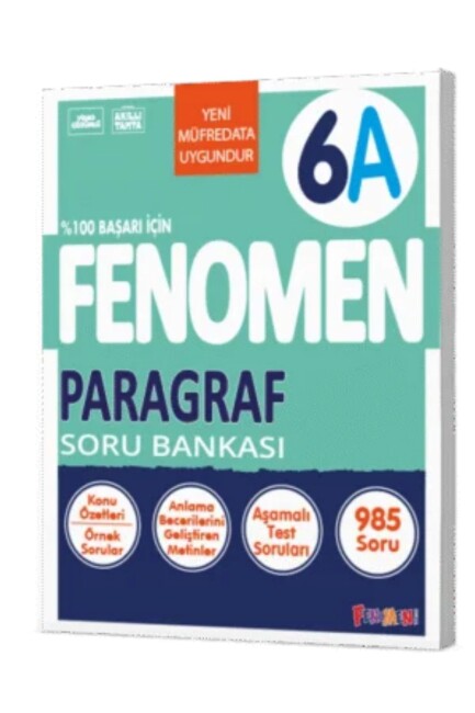 FENOMEN 6.Sınıf PARAGRAF - A Soru Bankası - FENOMEN