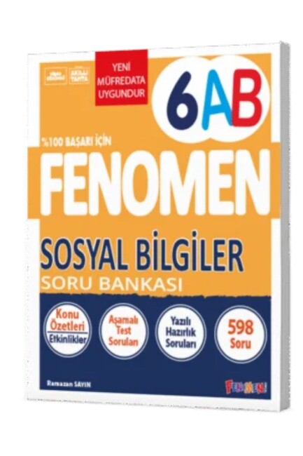 FENOMEN 6.Sınıf SOSYAL BİLGİLER A-B Soru Bankası - FENOMEN
