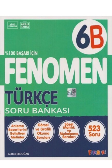 FENOMEN 6.Sınıf TÜRKÇE -B- SORU BANKASI - FENOMEN YAYINLARI
