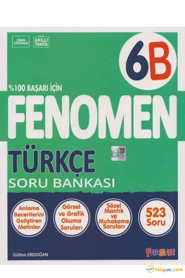FENOMEN 6.SINIF TÜRKÇE - B- SORU BANKASI - 1