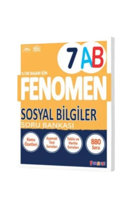 FENOMEN 7.SINIF SOSYAL BİLGİLER A-B SORU BANKASI - FENOMEN