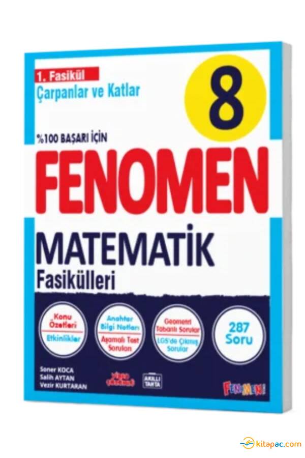 FENOMEN 8.Sınıf MATEMATİK 1.Fasikül ÇARPANLAR ve KATLAR - 1