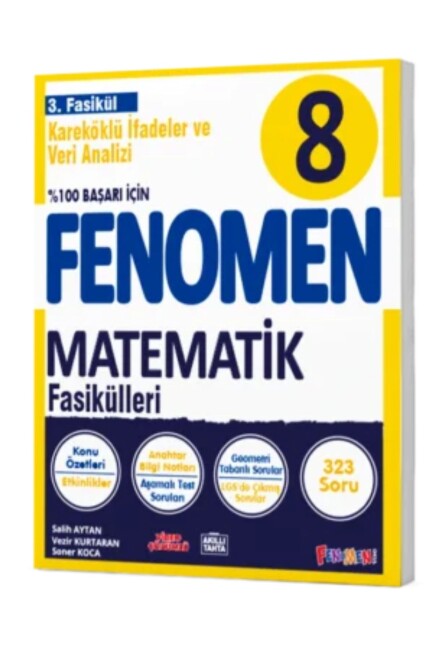 FENOMEN 8.Sınıf MATEMATİK 3.Fasikül KAREKÖKLÜ İFADELER VE VERİ ANALİZİ - FENOMEN