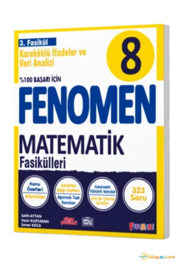 FENOMEN 8.Sınıf MATEMATİK 3.Fasikül KAREKÖKLÜ İFADELER VE VERİ ANALİZİ - 1