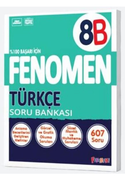 FENOMEN 8.Sınıf TÜRKÇE -B- SORU BANKASI - FENOMEN YAYINLARI