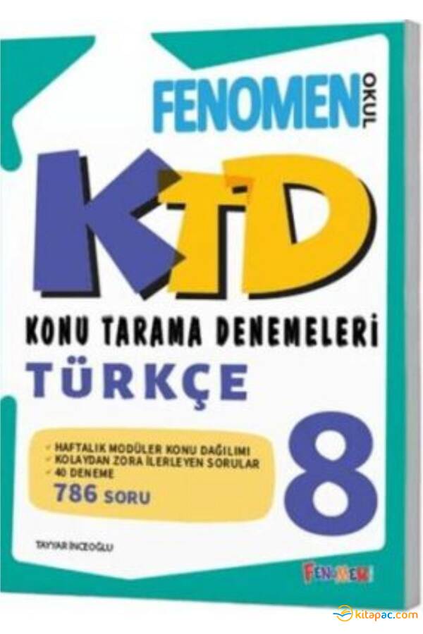 FENOMEN 8.SINIF TÜRKÇE KONU TARAMA DENEMELERİ - 1