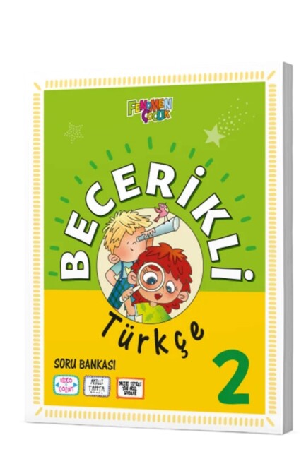 FENOMEN ÇOCUK 2.Sınıf BECERİKLİ TÜRKÇE SORU BANKASI - FENOMEN ÇOCUK