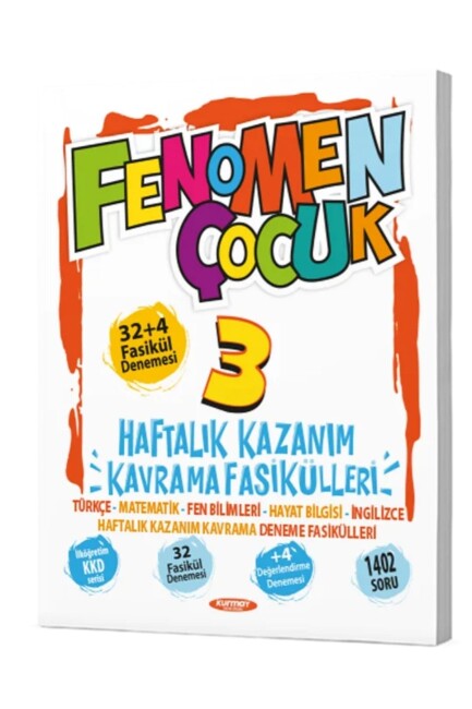 FENOMEN ÇOCUK 3.Sınıf KKF TÜM DERSLER-(32+4 Fasikül Denemesi) - FENOMEN ÇOCUK