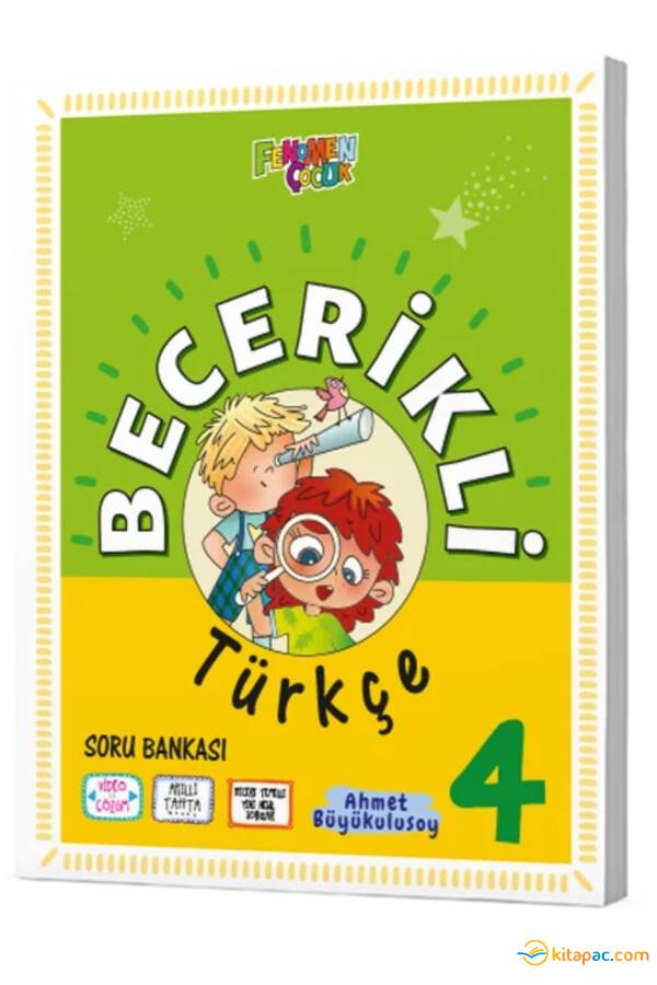 FENOMEN ÇOCUK 4.Sınıf BECERİKLİ TÜRKÇE SORU BANKASI - 1