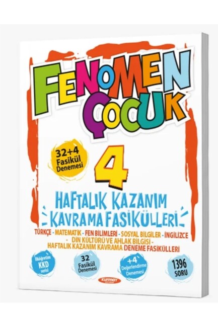 FENOMEN ÇOCUK 4.Sınıf KKF TÜM DERSLER-(32+4 Fasikül Denemesi) - FENOMEN ÇOCUK