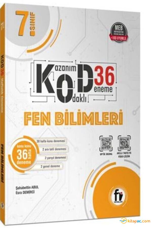 Fİ YAYINLARI 7.Sınıf FEN BİLİMLERİ KOD 36 DENEME - 1