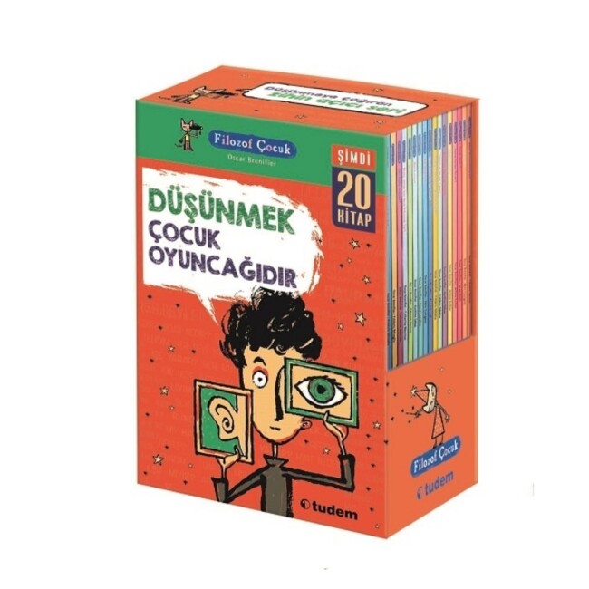 FİLOZOF ÇOCUK SERİSİ -DÜŞÜNMEK ÇOCUK OYUNCAĞIDIR - 20 Kitap - TUDEM YAYINLARI