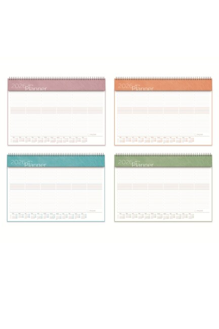 GIPTA 40x28 252-SMK SPİRALLİ MASA ÜSTÜ PLANLAYICI - GIPTA