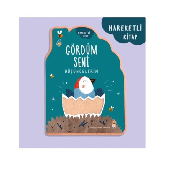 GÖRDÜM SENİ DÜŞÜNCELERİM KEÇELİ HARAKETLİ KİTAP - Sincap Kitap