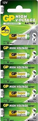 GP 27A 12V ALKALİNLİ İNCE ÇAKMAK PİLİ - SÖNMEZ