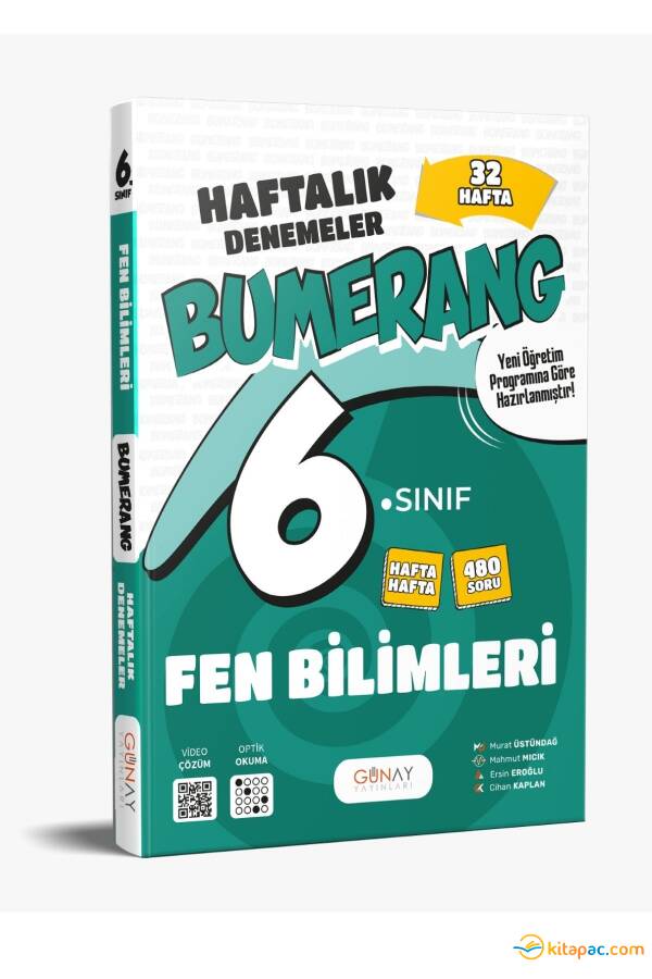 GÜNAY 6.Sınıf BUMERANG FEN BİLİMLERİ 32 HAFTALIK DENEME - 1
