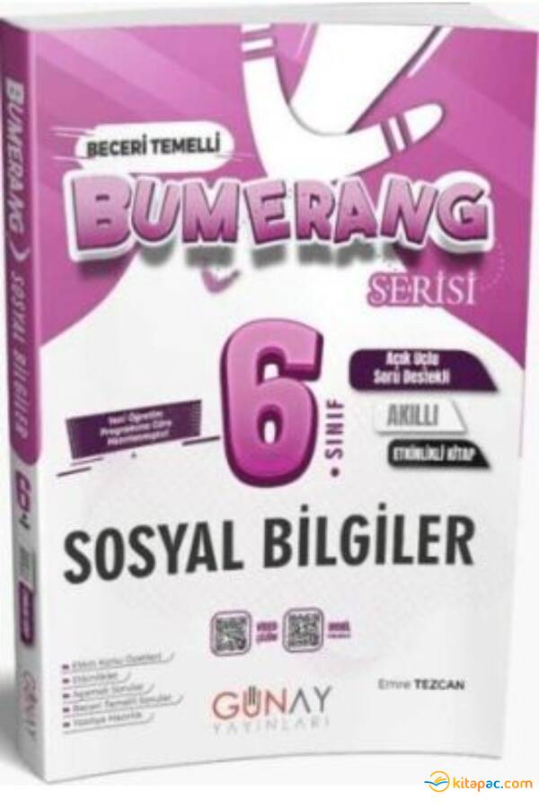 GÜNAY 6.Sınıf SOSYAL BİLGİLER BUMERANG SORU BANKASI - 1