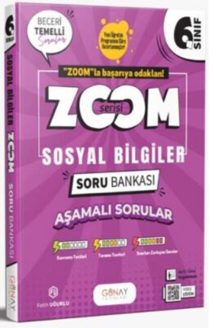 GÜNAY 6.Sınıf SOSYAL BİLGİLER ZOOM SORU BANKASI - GÜNAY YAYINCILIK