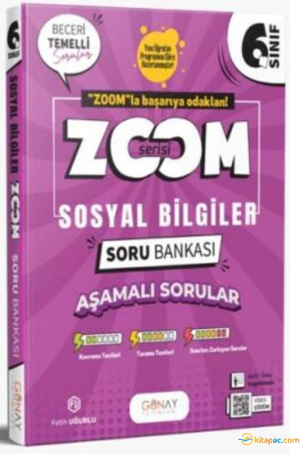 GÜNAY 6.Sınıf SOSYAL BİLGİLER ZOOM SORU BANKASI - 1