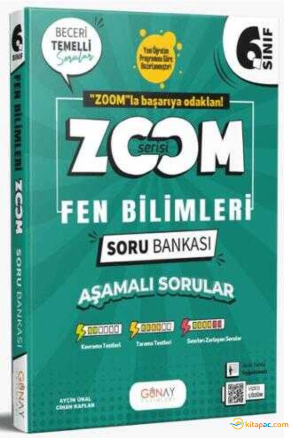 GÜNAY 6.Sınıf ZOOM FEN BİLİMLERİ SORU BANKASI - 1