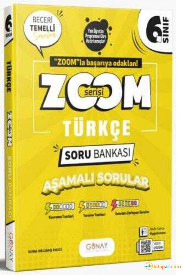 GÜNAY 6.Sınıf ZOOM TÜRKÇE SORU BANKASI - 1