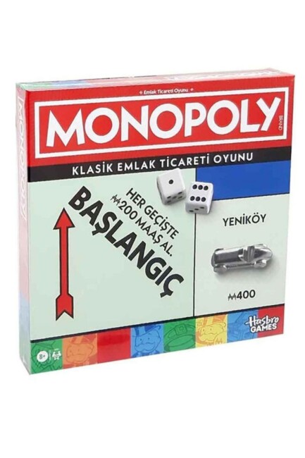 HASBRO MONOPOLY KLASİK EMLAK TİCARETİ OYUNU - HASBRO