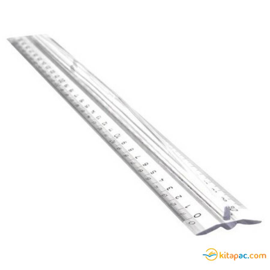 HATAS 30cm.TRİBLİ DESİMETRE ŞEFFAF - 1