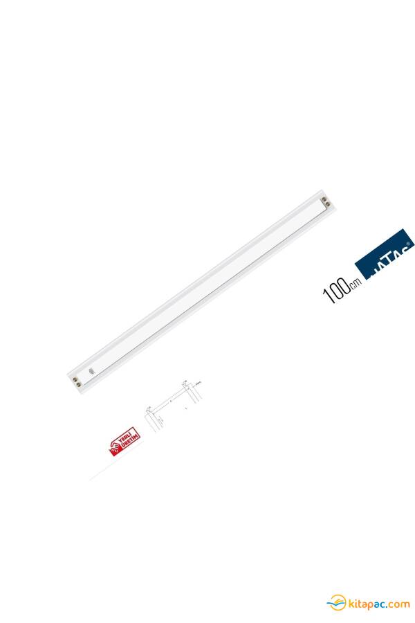 HATAS KULPLU 100cm.MİKA PARALEL CETVEL - 1