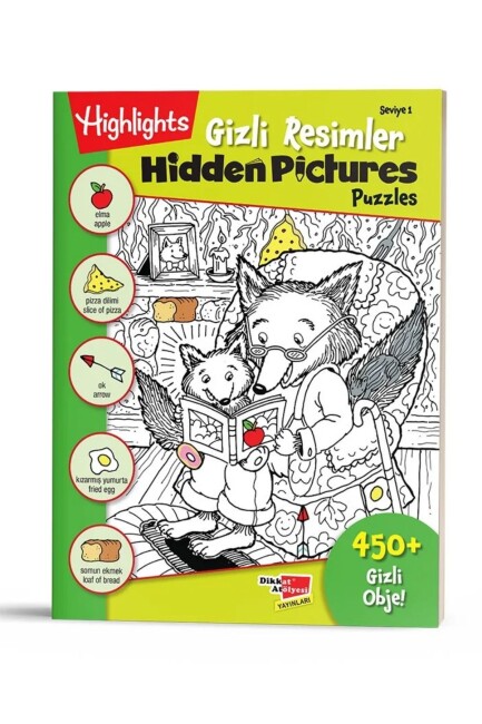 HİDDEN PİCTURES GİZLİ RESİMLER SEVİYE - 1 - DİKKAT ATÖLYESİ YAYINLARI