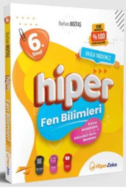 HİPER ZEKA 6.Sınıf HİPER FEN BİLİMLERİ K.A.SORU BANKASI - HİPER ZEKA YAYINLARI
