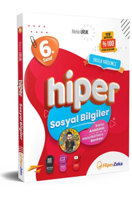 HİPER ZEKA 6.Sınıf HİPER SOSYAL BİLGİLER K.A.SORU BANKASI - HİPER ZEKA YAYINLARI