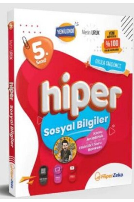 HİPERZEKA 5.Sınıf SOSYAL BİLGİLER K.A. SORU BANKASI - HİPER ZEKA YAYINLARI