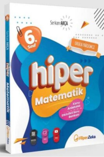 HİPERZEKA 6.SINIF HİPER MATEMATİK K.A.SORU BANKASI - HİPER ZEKA YAYINLARI