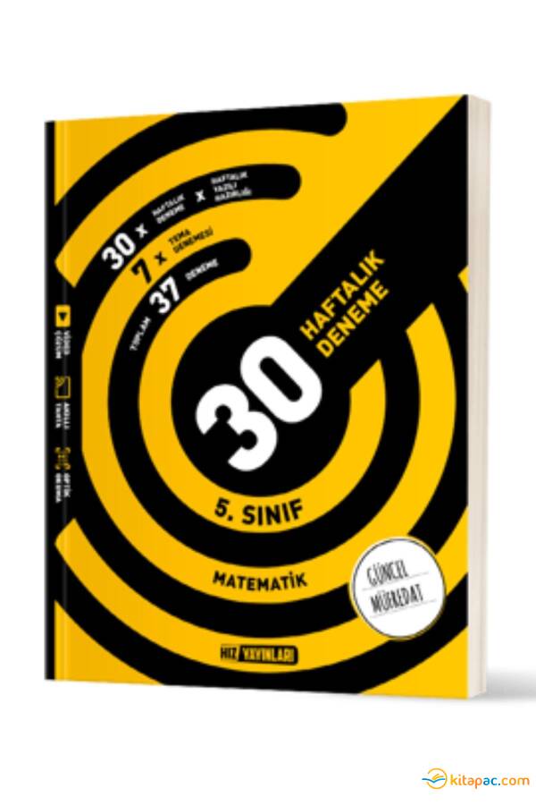 HIZ 5 sınıf MATEMATİK 30 HAFTALIK DENEME - 1