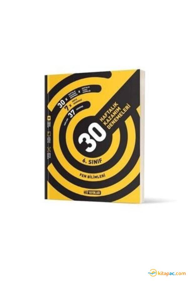 HIZ 6.Sınıf FEN BİLİMLERİ 30 HAFTALIK DENEME - 1