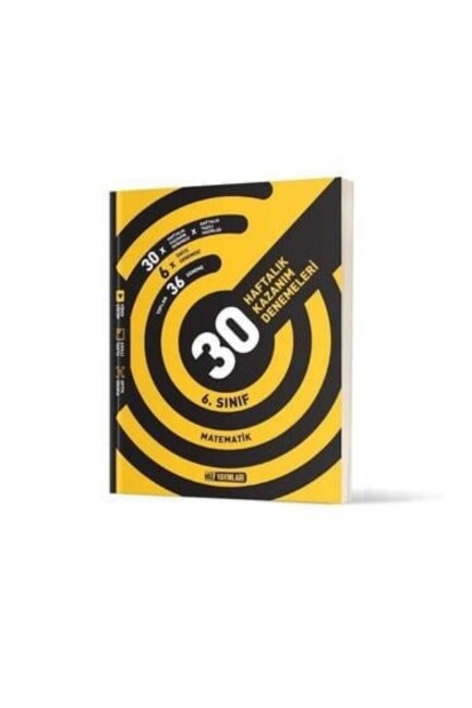 HIZ 6.Sınıf MATEMATİK 30 HAFTALIK DENEME - HIZ YAYINLARI