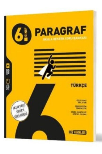 HIZ 6.SINIF TÜRKÇE PARAGRAF SORU BANKASI - HIZ YAYINLARI