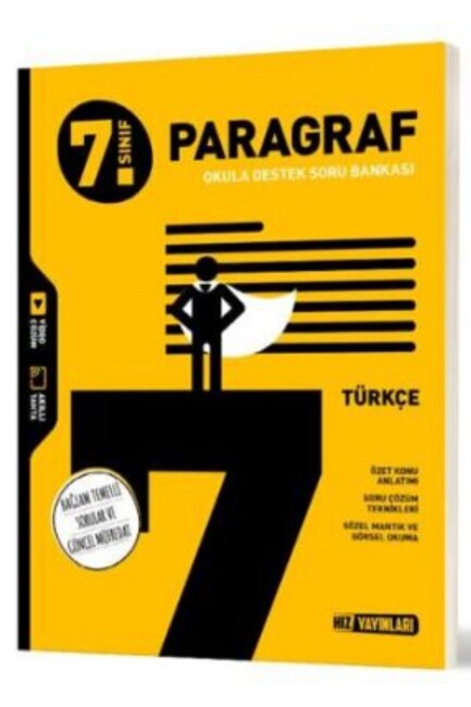 HIZ 7.SINIF TÜRKÇE PARAGRAF SORU BANKASI - HIZ YAYINLARI