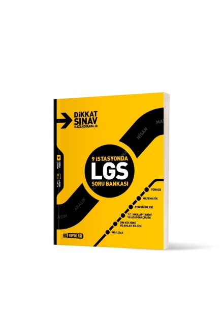HIZ 8.Sınıf 9 İSTASYONDA LGS Soru Bankası - HIZ YAYINLARI
