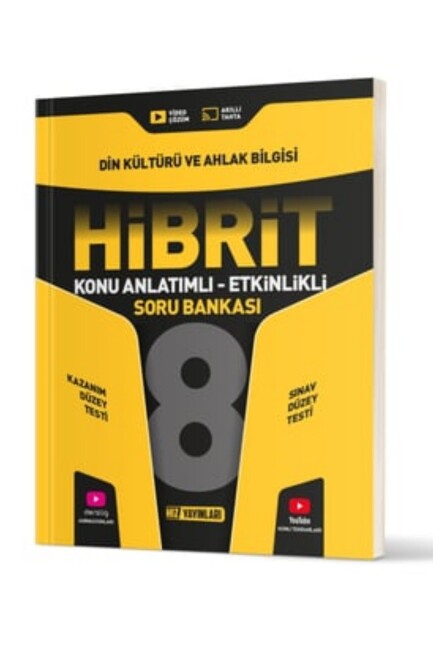 HIZ 8.Sınıf HİBRİT DİN KÜLTÜRÜ SORU BANKASI - HIZ YAYINLARI